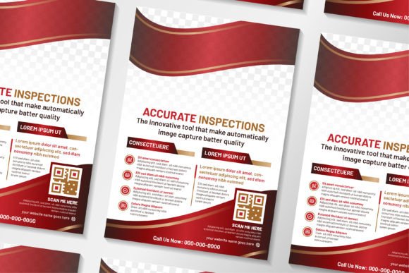 Accurate Inspection Vertical Flyer: Graphics & Print Templates