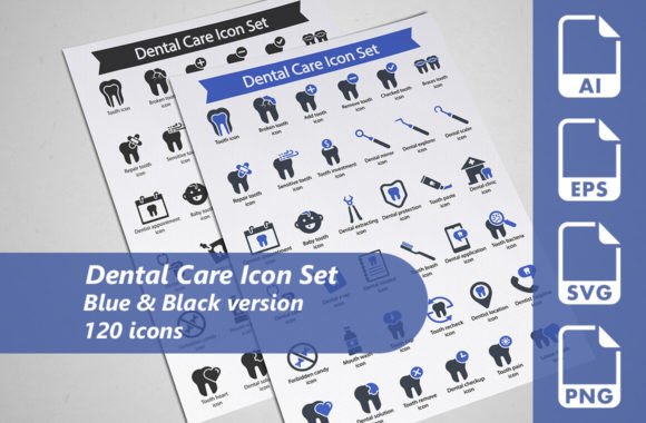 Dental Care Icon Set Review