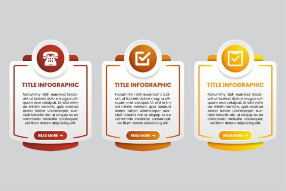 Five Curve Abstract Infographic: Graphics for Modern Branding