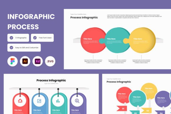 InfographInsight Process Infographic Graphics