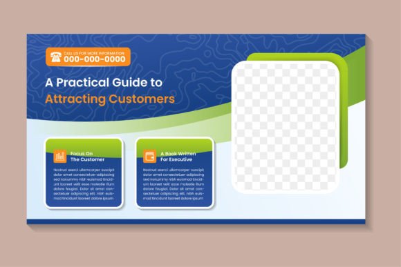 Practical Guide Horizontal Banner: Graphics and Print Templates